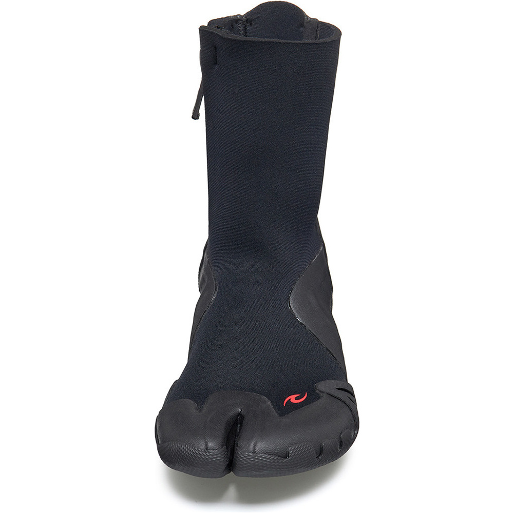 2025 Rip Curl Omega 3mm Split Toe Zip Neoprenstiefel WBOYAM - Black